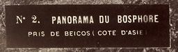 Vue du Bosphore en direction du sud-sud-ouest, prise des hauteurs
de Beykoz © Musée Guimet, Paris, Distr. Rmn / Image Guimet Vue du Bosphore en direction du sud-sud-ouest, prise des hauteurs
de Beykoz © Musée Guimet, Paris, Distr. Rmn / Image Guimet