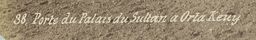 Porte du palais du sultan à Ortaköy © Musée Guimet, Paris, Distr. Rmn / Image Guimet Porte du palais du sultan à Ortaköy © Musée Guimet, Paris, Distr. Rmn / Image Guimet