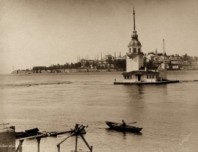 Guillaume Berggren, Kız Kulesi (Tour de Léandre). © Collection Engin Özendes. Guillaume Berggren, Kız Kulesi (Tour de Léandre). © Collection Engin Özendes.